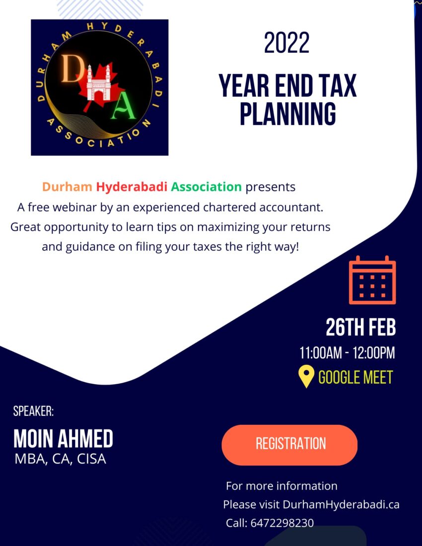 Year End Tax Planning for FY 2022